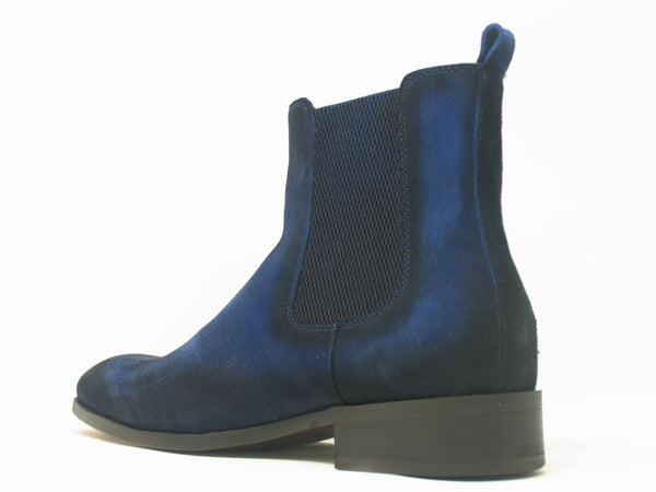 Carrucci Suede Slip-On Boot - Blue