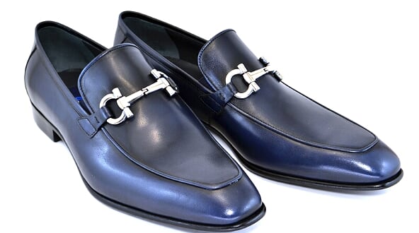 Corrente Calfskin Loafer - Navy