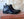 Carrucci Burnished Calfskin Belt - Navy