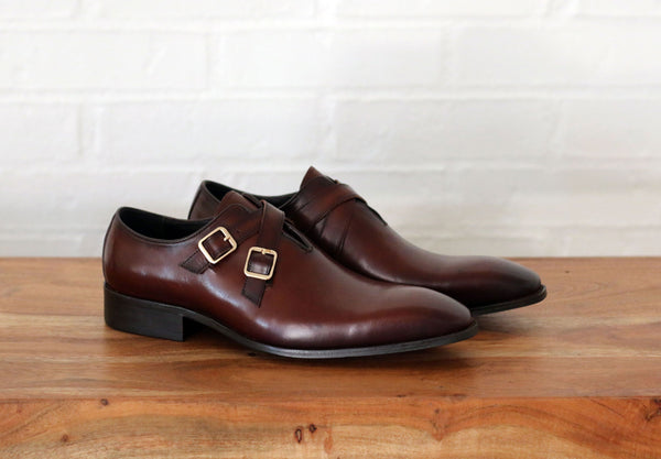 C&E Shoes Calfskin Loafer - Chestnut