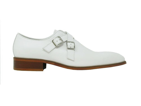 C&E Shoes Calfskin Loafer - White