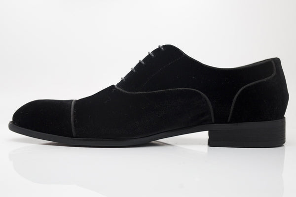 Maurice Velvet Oxford - Black