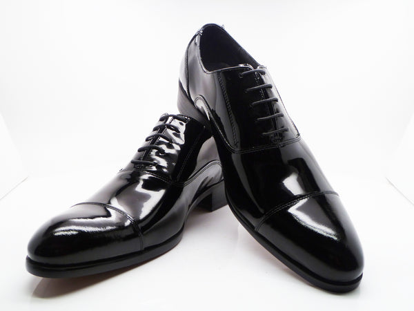 Carrucci Leather Oxford - Black