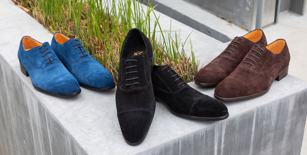 C&E Shoes Suede Oxford - Chocolate