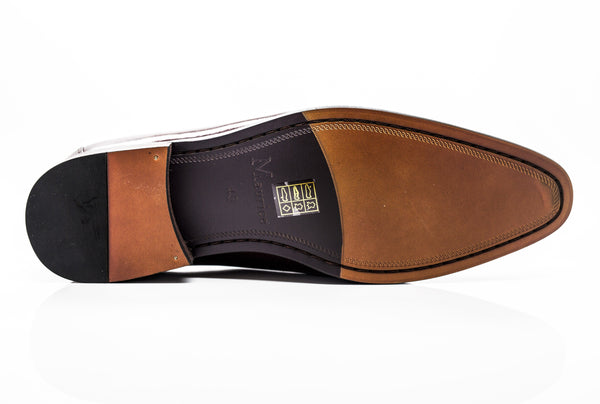 Maurice Leather Oxford - Burgundy