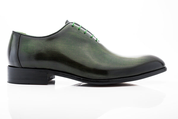 Maurice Leather Oxford - Olive