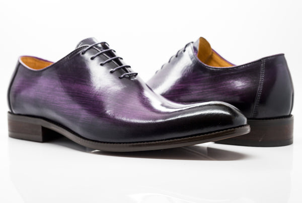 Maurice Leather Oxford - Purple