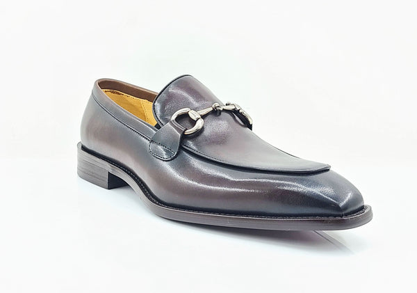 Carrucci Calfskin Loafer - Chestnut