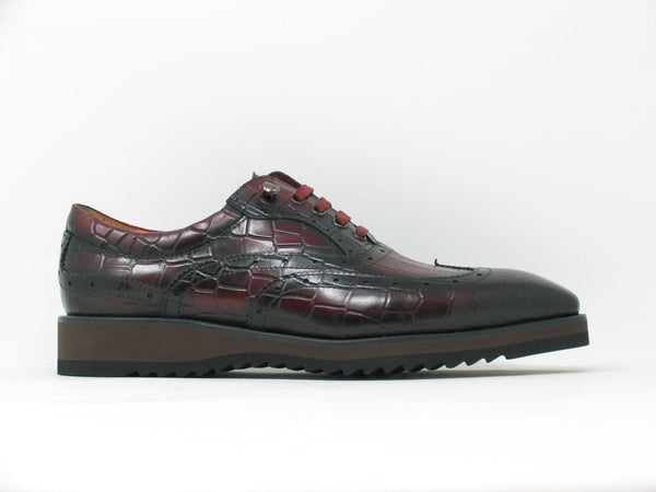 C&E Shoes Calfskin Oxford - Burgundy