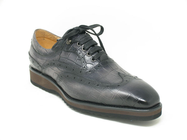 C&E Shoes Calfskin Oxford - Grey