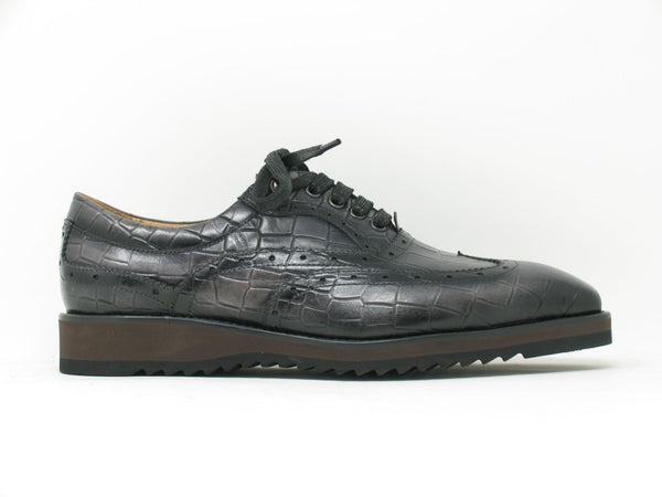 C&E Shoes Calfskin Oxford - Grey