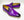 Maurice Horsebit Calfskin Loafer - Purple
