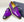 Maurice Horsebit Calfskin Loafer - Purple