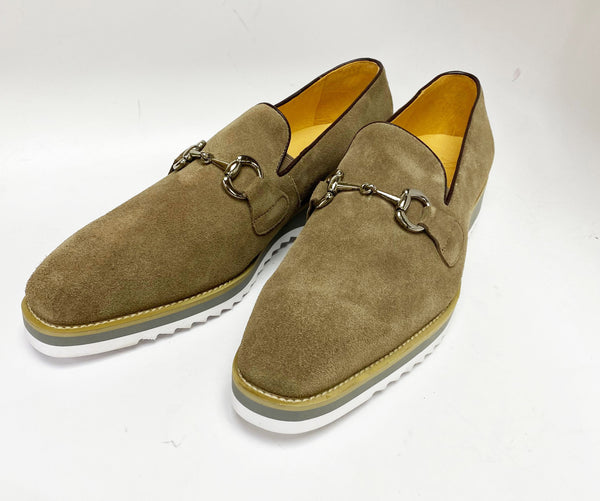 Maurice Suede Horsebit Loafer - Taupe