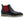 Carrucci  Calfskin Boot - Black/Red