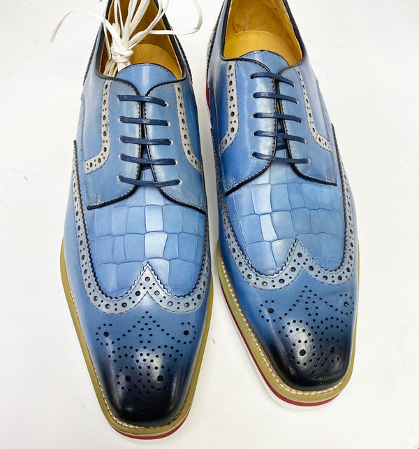 Maurice Calfskin Oxford - Blue