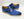 C&E Leather & Fabric Lace-up Oxford - Denim