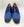 C&E Leather & Fabric Lace-up Oxford - Denim