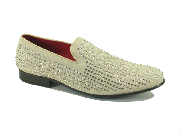 Carrucci Suede Loafer - Bone