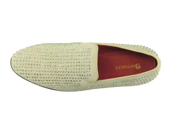 Carrucci Suede Loafer - Bone