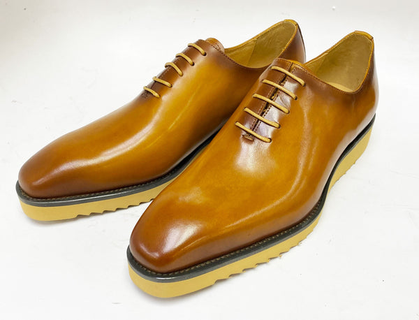 Carrucci Calfskin Oxford - Cognac