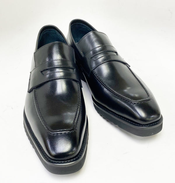Maurice Calfskin Penny Loafer - Black