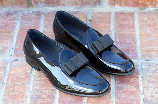 Carrucci Patent Leather Loafer - Black