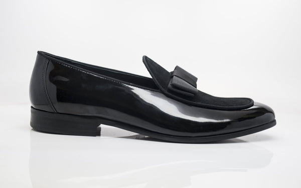 C&E Shoes Leather Suede Loafer - Black
