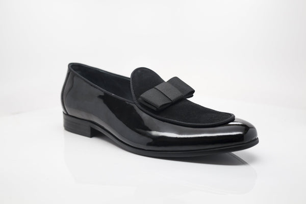 C&E Shoes Leather Suede Loafer - Black