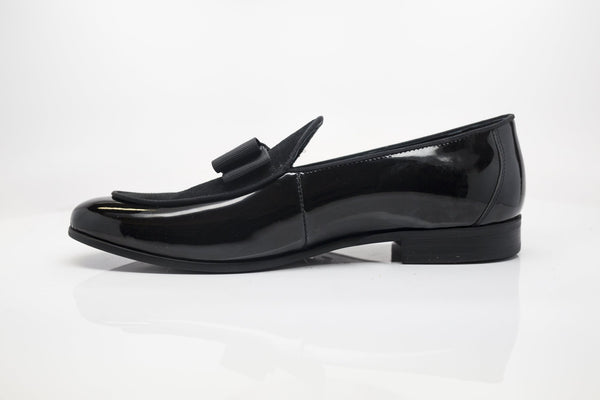 C&E Shoes Leather Suede Loafer - Black