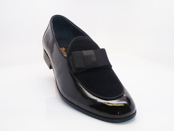 C&E Shoes Leather Suede Loafer - Black