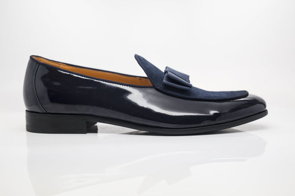 C&E Shoes Leather Suede Loafer - Blue