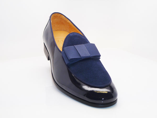 C&E Shoes Leather Suede Loafer - Blue