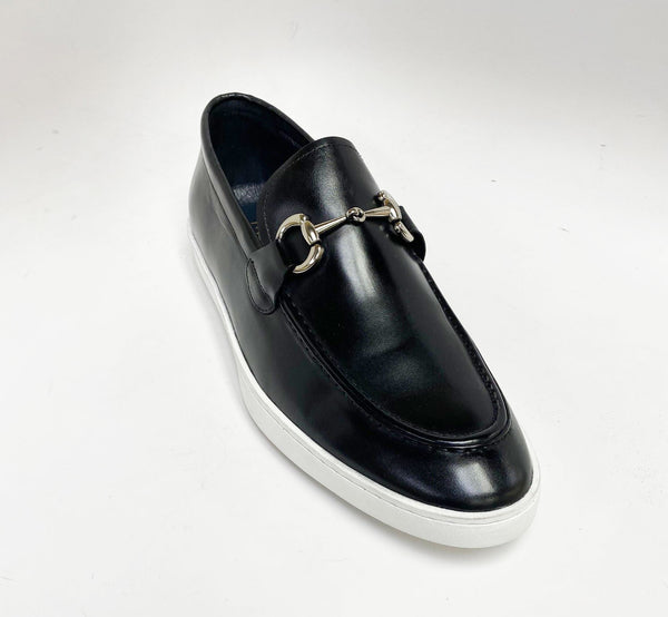 Maurice Calfskin Horsebit Loafer - Black
