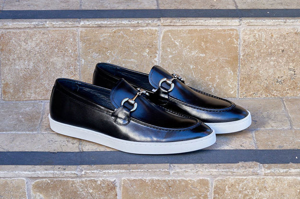 Maurice Calfskin Horsebit Loafer - Black