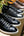C&E Shoes Calfskin Lace-Up Sneaker - Black