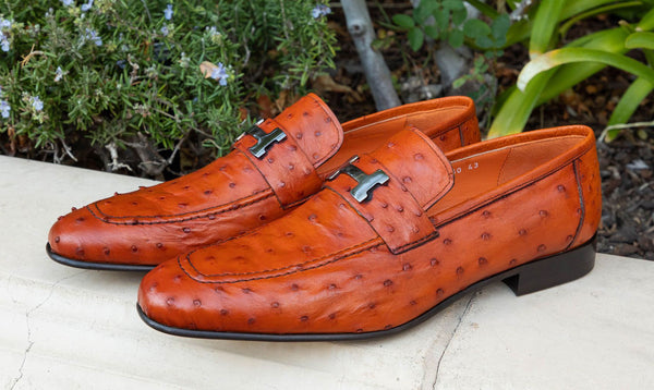 Corrente Ostrich Loafer - Brandy