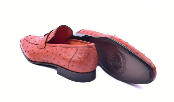 Corrente Ostrich Loafer - Brandy