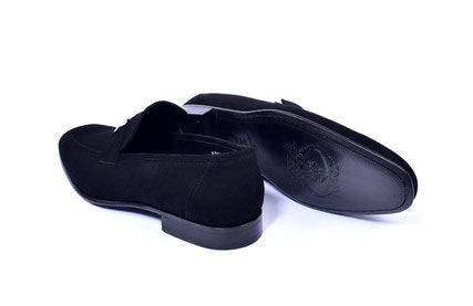 Corrente Suede Loafer - Black