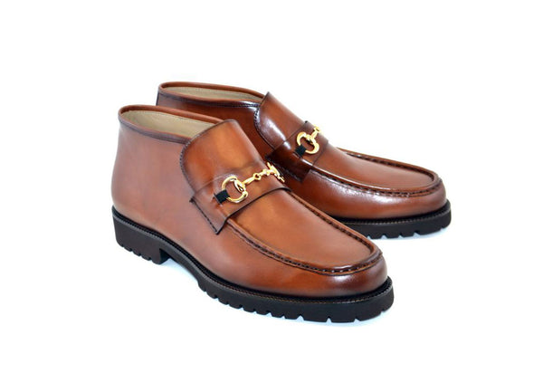 Corrente Calfskin Boot - Tan