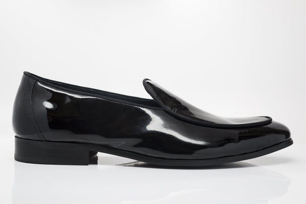 Carrucci Patent Leather Loafer - Black