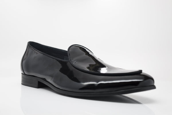 Carrucci Patent Leather Loafer - Black