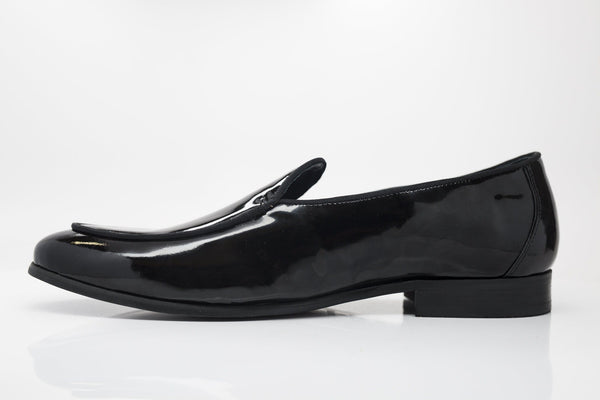 Carrucci Patent Leather Loafer - Black