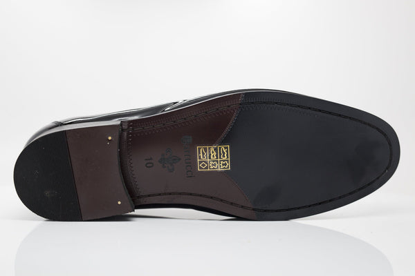 Carrucci Patent Leather Loafer - Black