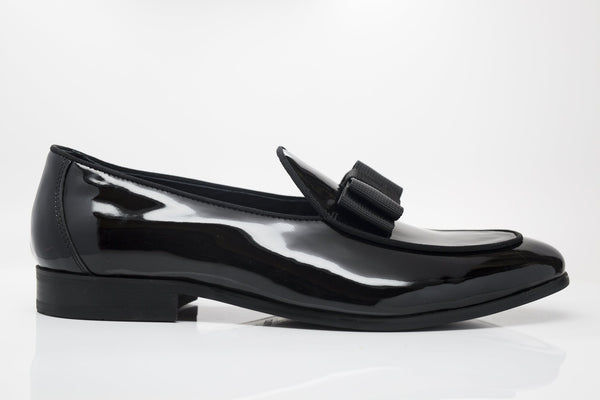 Carrucci Patent Leather Loafer - Black