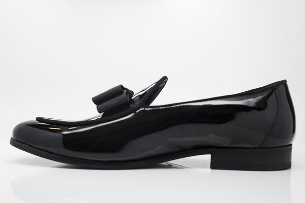 Carrucci Patent Leather Loafer - Black
