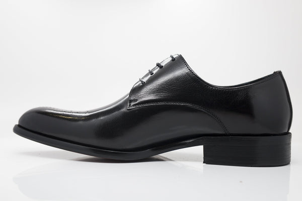 Ugo Vasare Burnished Calfskin Oxford - Black