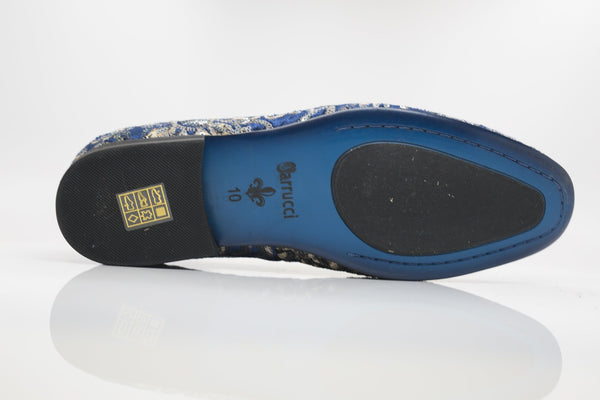 C&E Shoes Velvet Loafer - Sapphire