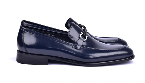 Corrente Calfskin Loafer - Navy