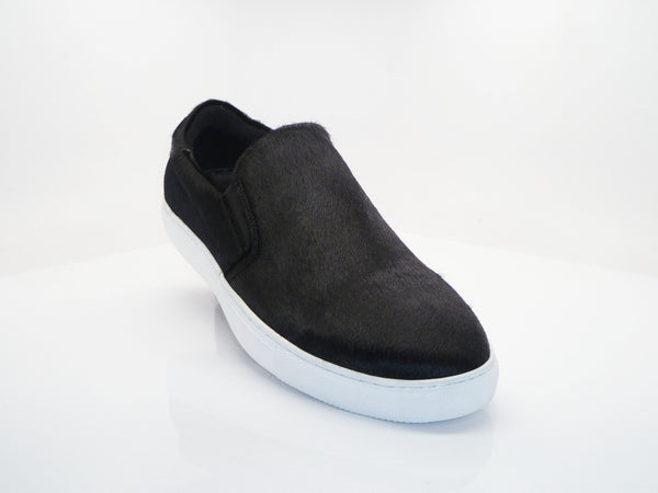 C&E Shoes Carrucci Pony Hair Slip-On - Black